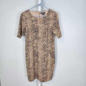 NWT Lands End size 6 petite. Dress animal print.